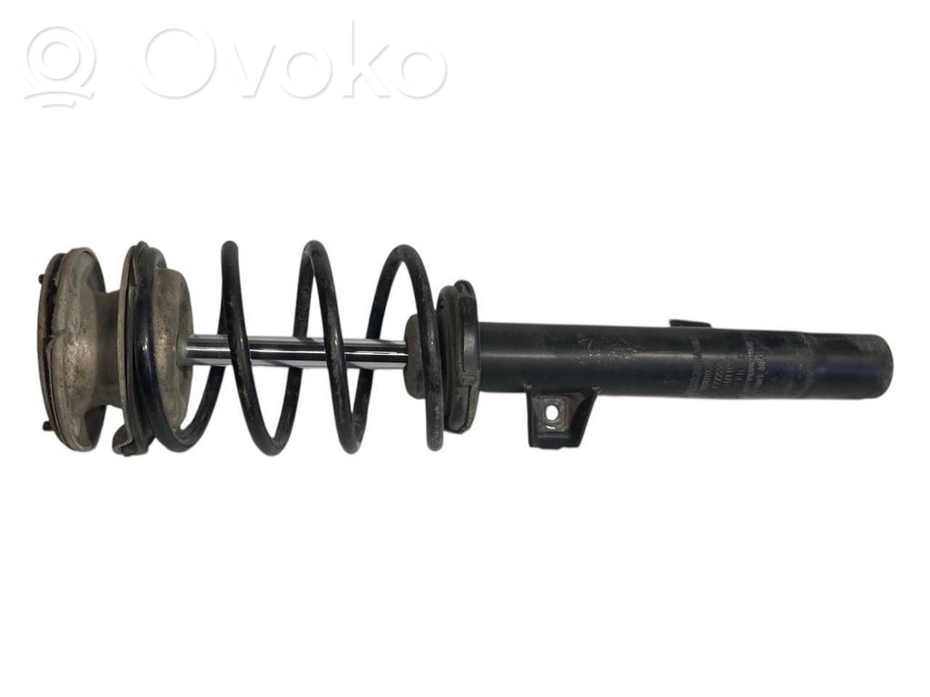 Front shock absorber with spring