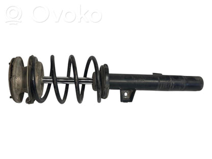 Front shock absorber with spring