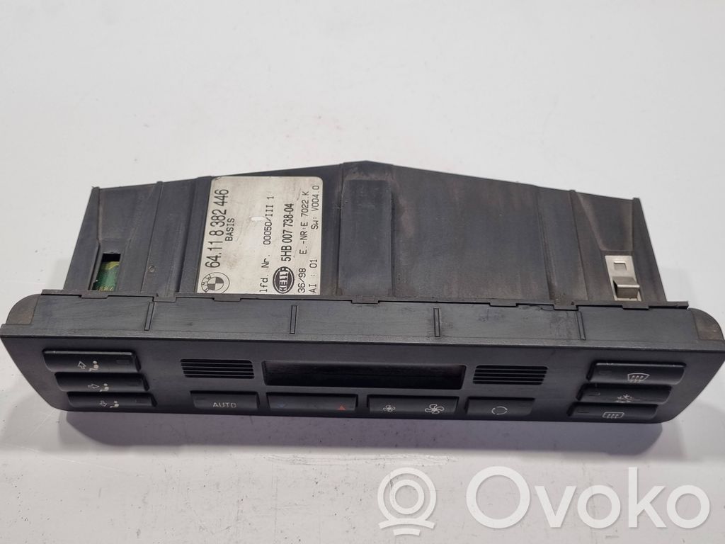 Gaisa kondicioniera / klimata kontroles / salona apsildes vadības bloks (salonā)