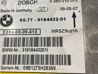 Gaisa spilvenu vadības bloks