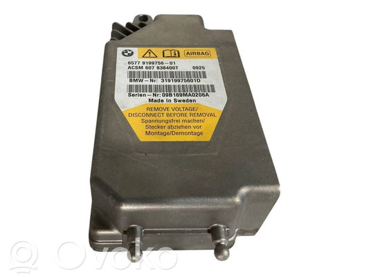 Gaisa spilvenu vadības bloks