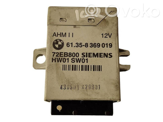 Trailer hitch control unit