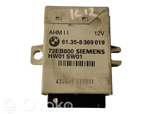 Trailer hitch control unit