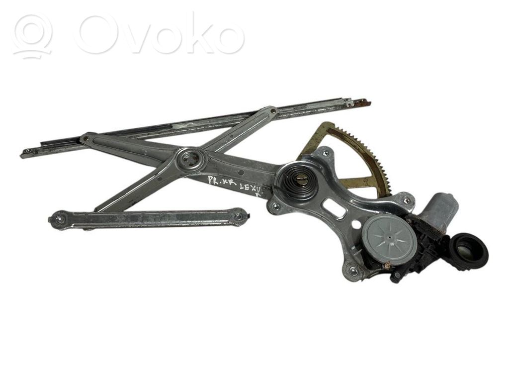 Priekšpusē elektriskā loga pacelšanas mehānisma komplekts