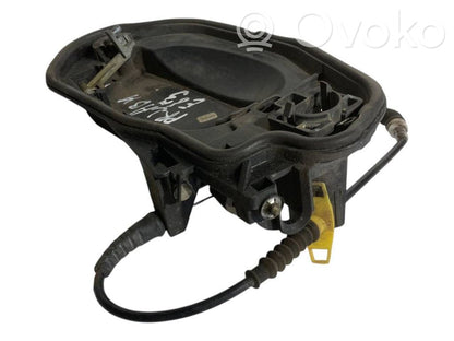 Holder/bracket for external opening handle at the front
