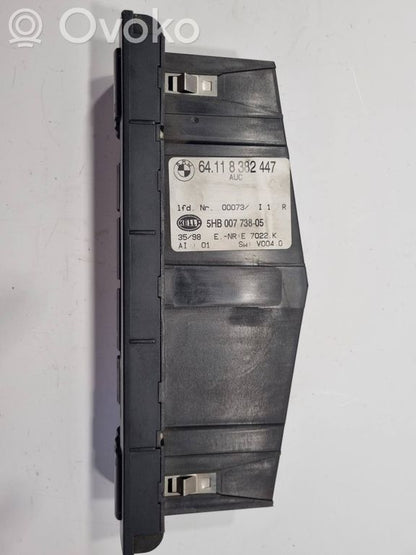 Air conditioning / climate control / interior heating control unit (in the passenger compartment)