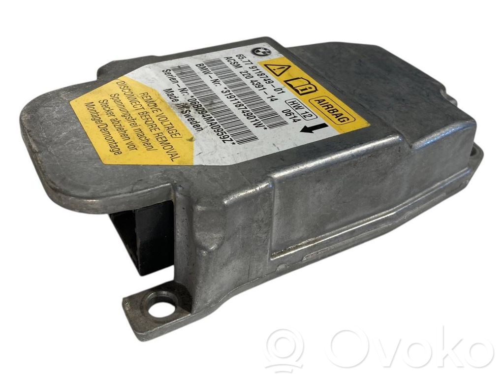 Gaisa spilvenu vadības bloks