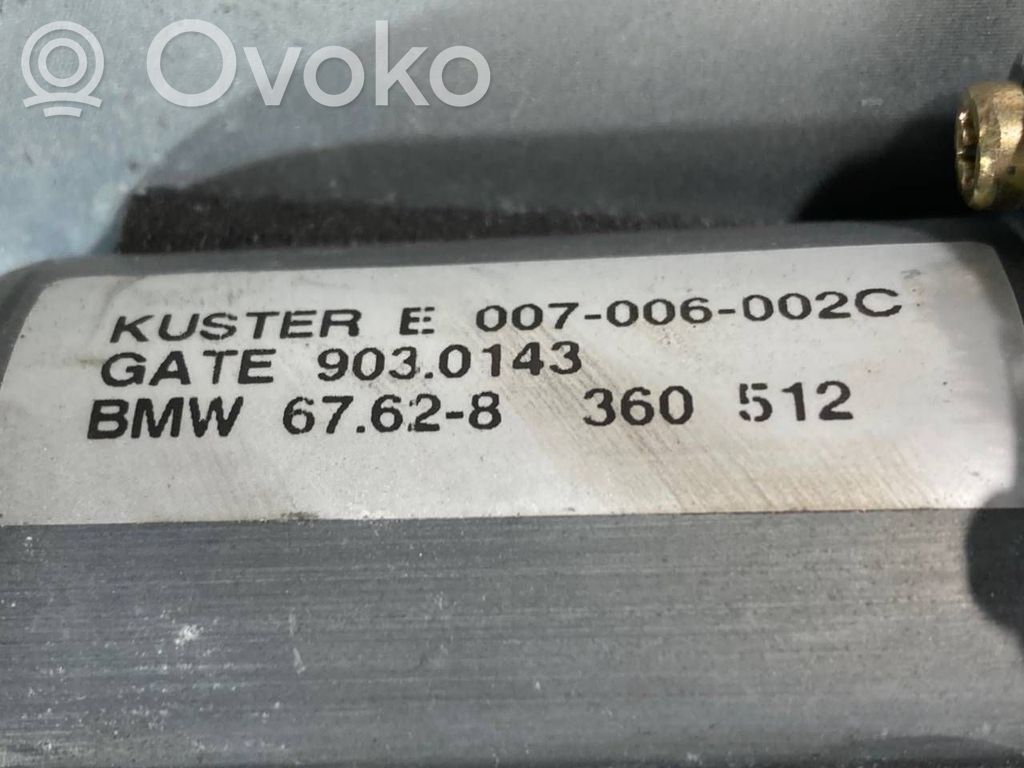 Priekšpusē elektriskā loga pacelšanas mehānisma komplekts