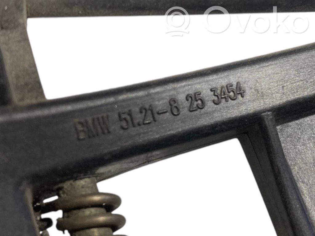 Holder/bracket for external opening handle at the back