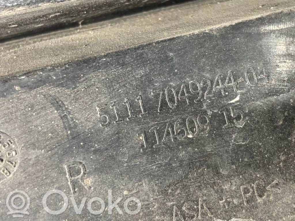 Fog lamp decorative grille