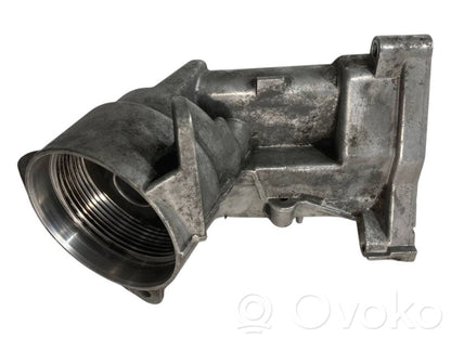 Oil filter holder/cooler