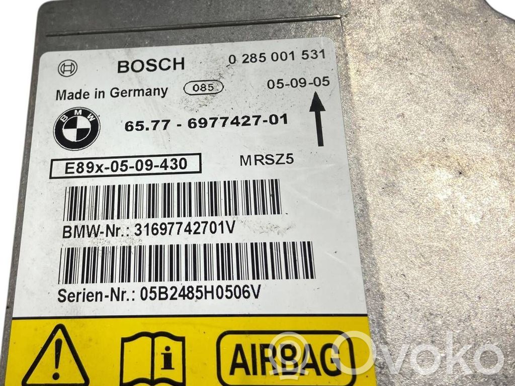 Gaisa spilvenu vadības bloks