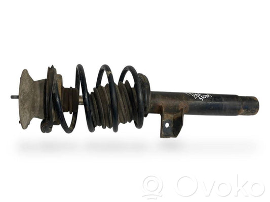 Front shock absorber with spring