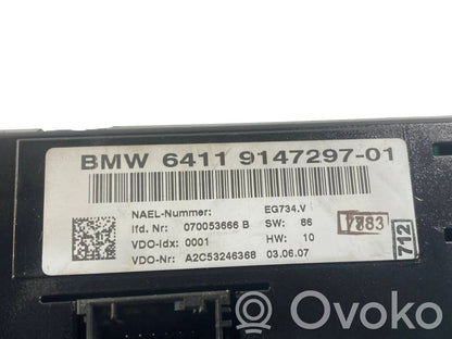 Gaisa kondicioniera / klimata kontroles / salona apsildes vadības bloks (salonā)