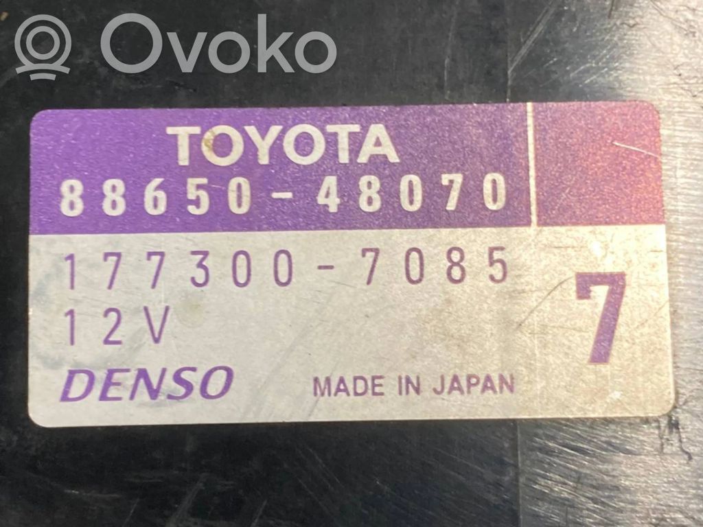 Air conditioning/interior heating control unit