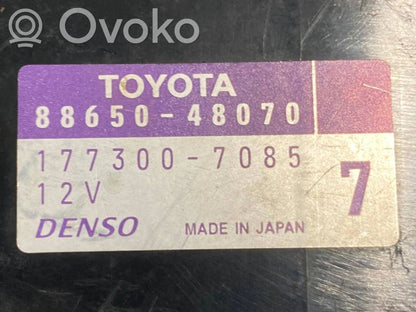 Air conditioning/interior heating control unit