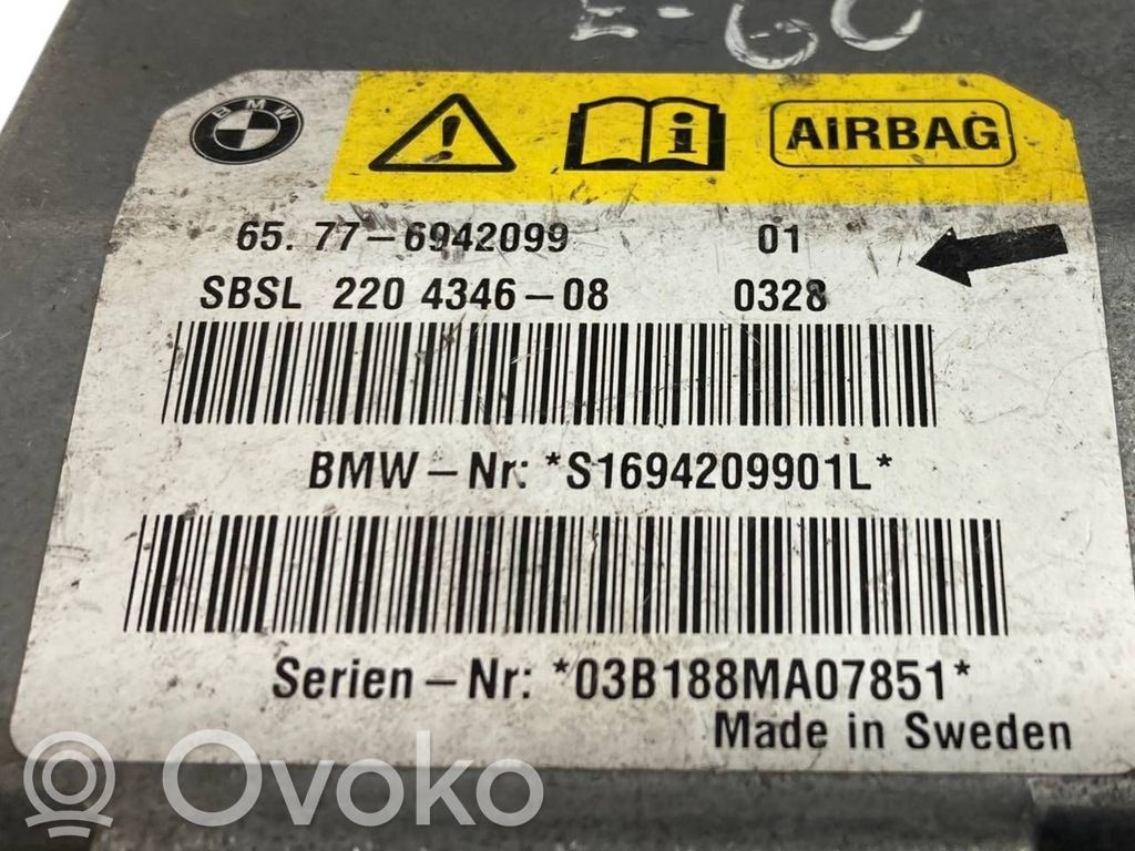 Gaisa spilvenu vadības bloks