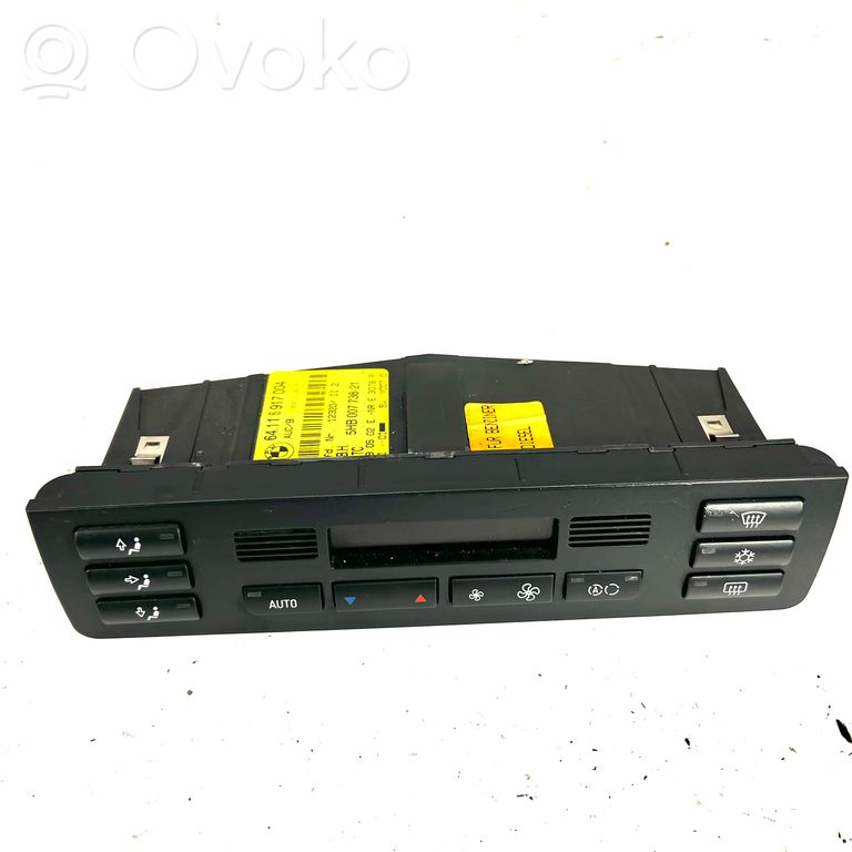 Air conditioning / climate control / interior heating control unit (in the passenger compartment)