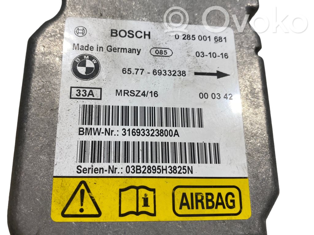 Gaisa spilvenu vadības bloks