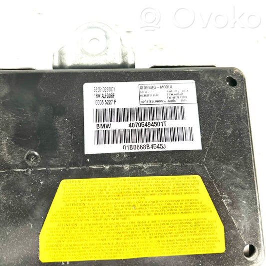 Rear door airbag