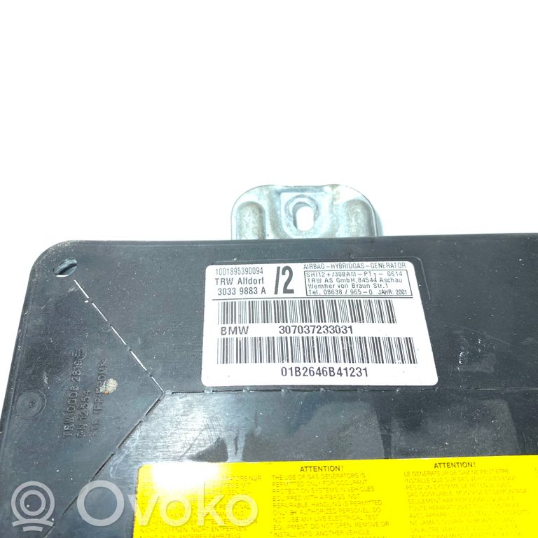 Priekšējo durvju drošības spilvens