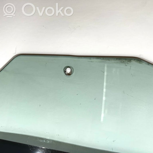 Rear door glass trim