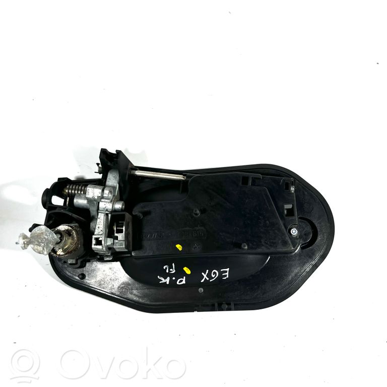 Holder/bracket for external opening handle at the front