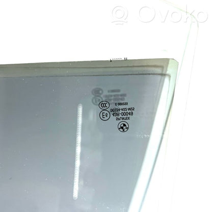 Rear door glass trim