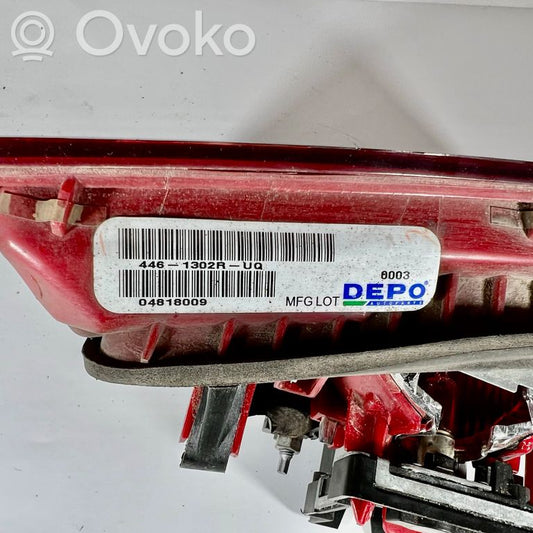 Aizmugurējais lukturis pārsegā