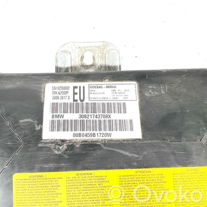 Priekšējo durvju drošības spilvens