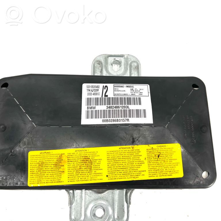 Priekšējo durvju drošības spilvens