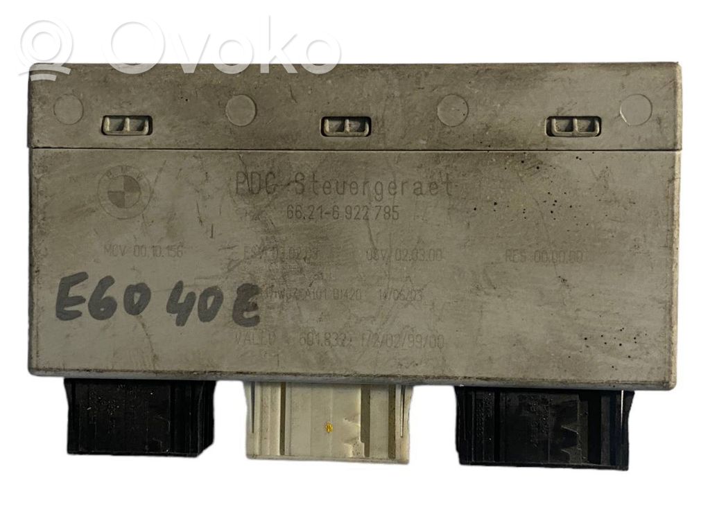 Parkošanas (PDC) vadības bloks