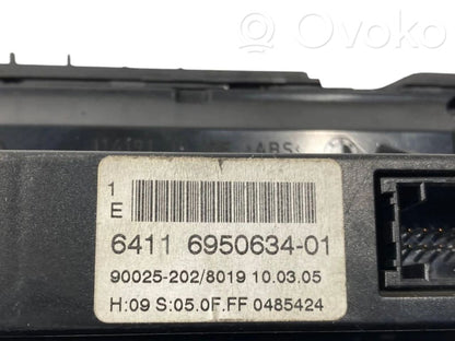 Gaisa kondicioniera / klimata kontroles / salona apsildes vadības bloks (salonā)