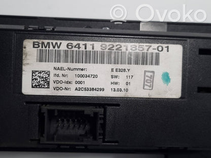 Блок управления кондиционером/климат-контролем/отоплением салона (в салоне)