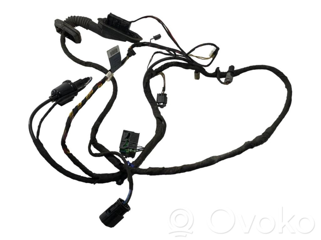 Монтаж проводки задней двери