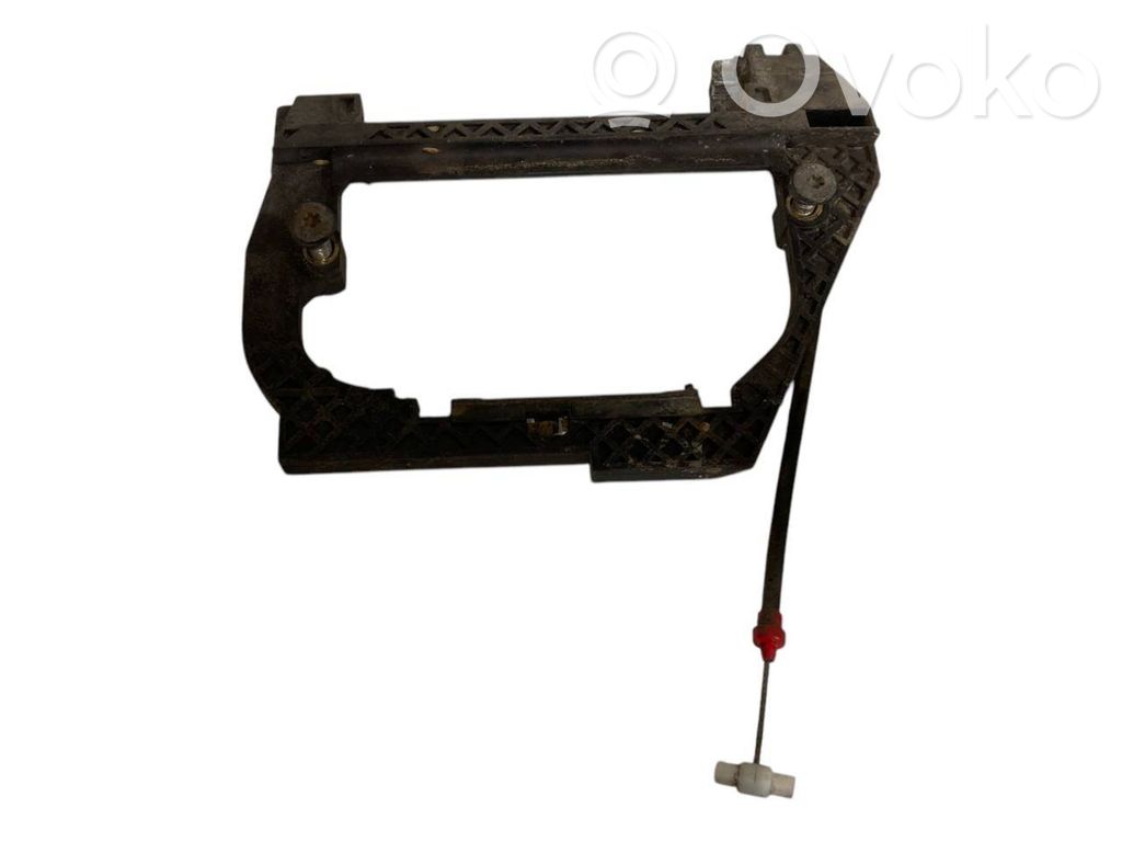 Holder/bracket for external opening handle at the back