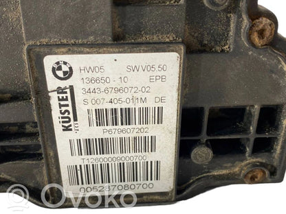 Rokas bremžu vadības modulis