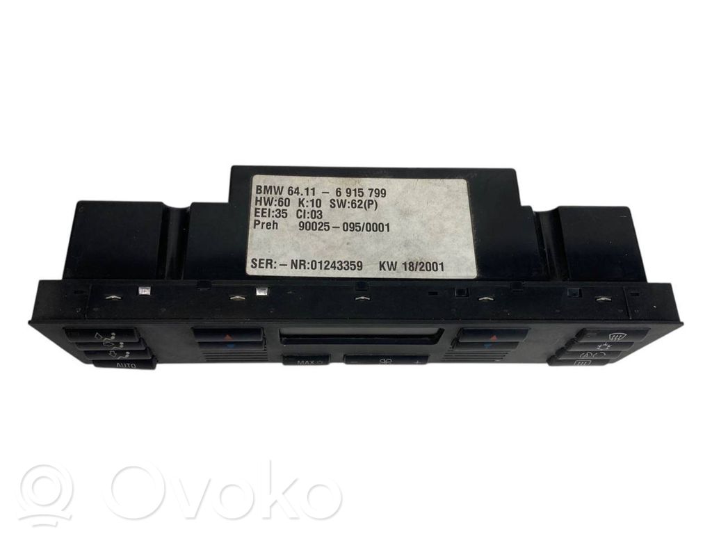 Gaisa kondicioniera / klimata kontroles / salona apsildes vadības bloks (salonā)