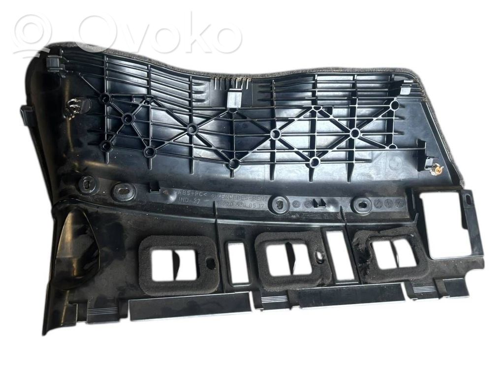 Paneļa dekoratīvās apdares vairogs (apakšējais)