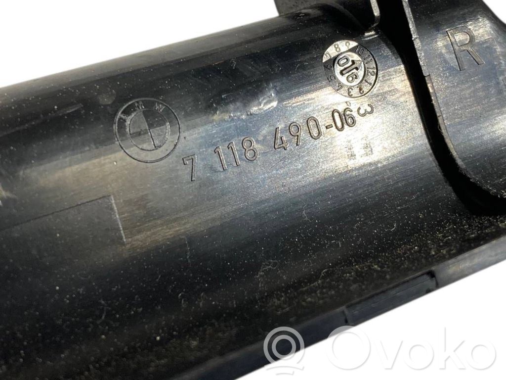 Front passenger seat rail decorative trim