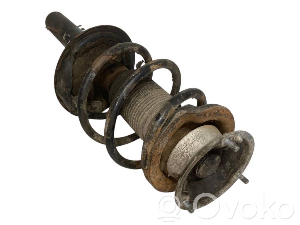 Front shock absorber with spring