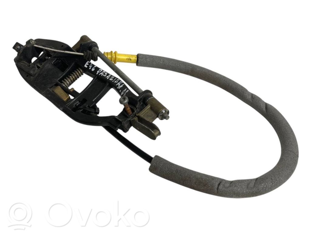 Holder/bracket for external opening handle at the front