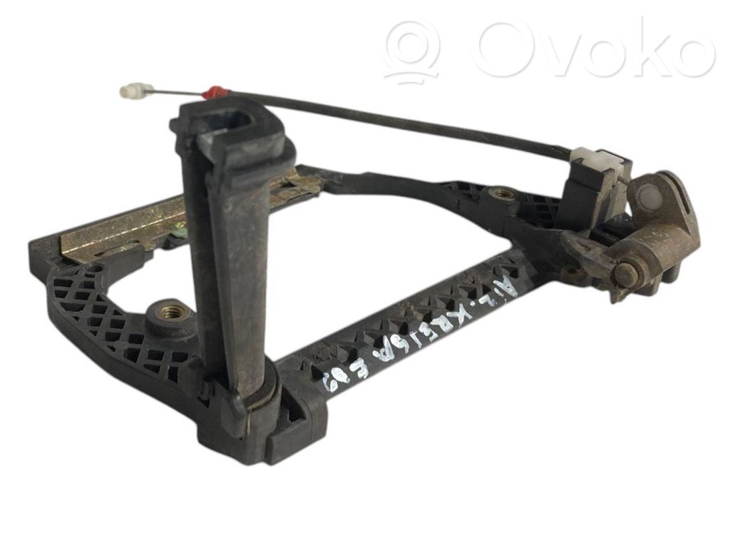 Holder/bracket for external opening handle at the back