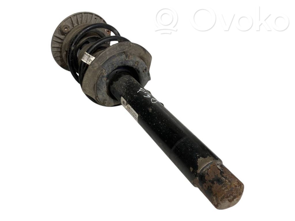 Front shock absorber with spring