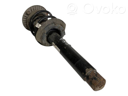 Front shock absorber with spring