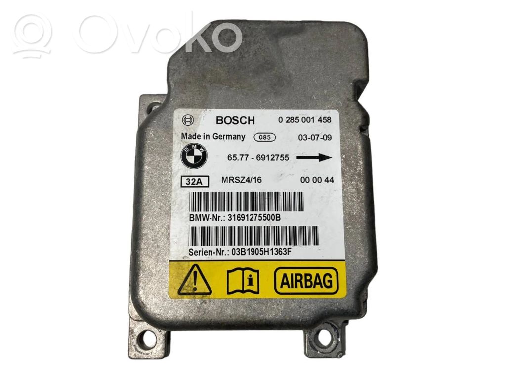 Gaisa spilvenu vadības bloks