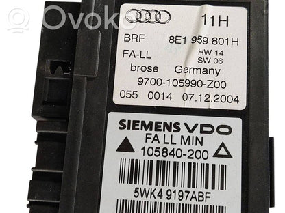 Priekšpusē elektriskā loga pacelšanas mehānisma komplekts