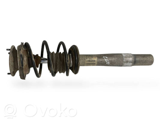 Front shock absorber with spring