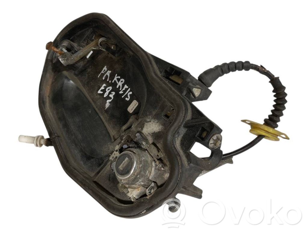 Holder/bracket for external opening handle at the front