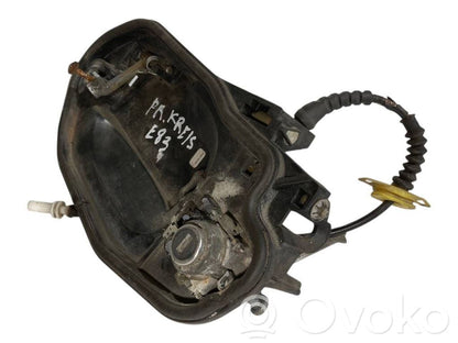 Holder/bracket for external opening handle at the front